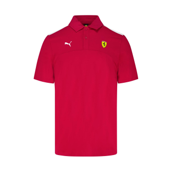 Ferrari męska koszulka polo Logo red F1 Team 2025