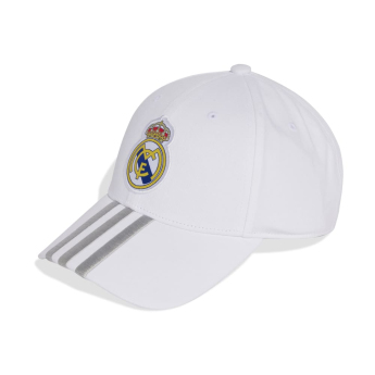 Real Madryt dziecięca czapka baseballowa Home 2025 white