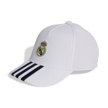 Real Madryt dziecięca czapka baseballowa Clasic white