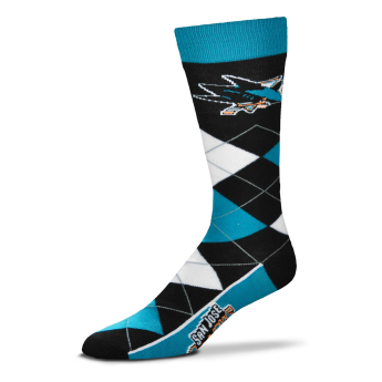 San Jose Sharks skarpetki graphic argyle lineup socks