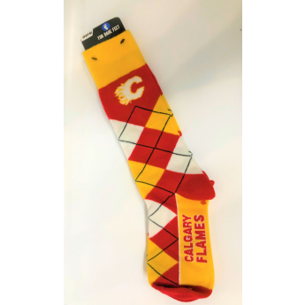 Calgary Flames skarpetki Graphic Argyle Lineup Socks size: 5 - 12