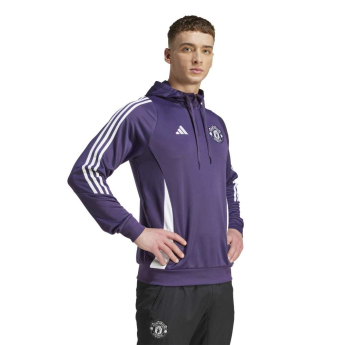 Manchester United męska bluza z kapturem Track purple