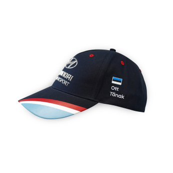 Hyundai Motorsport czapka baseballówka Ott Tanak navy 2025