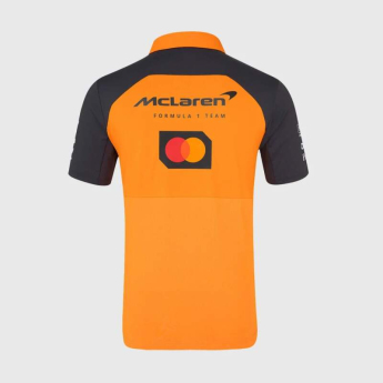 McLaren Honda męska koszulka polo official Teamline Replica orange F1 Team 2025