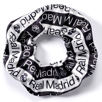 Real Madryt gumka do włosów Text Hair Scrunchie
