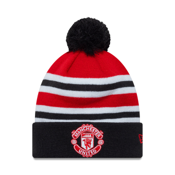 Manchester United czapka zimowa Knit Bobble Stripe