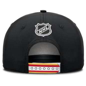 Calgary Flames czapka baseballówka 2025 Draft Authentic Pro Structured Adjustable