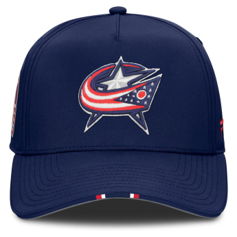 Columbus Blue Jackets czapka baseballówka 2025 Draft Authentic Pro Structured Adjustable