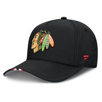Chicago Blackhawks czapka baseballówka 2025 Draft Authentic Pro Structured Adjustable