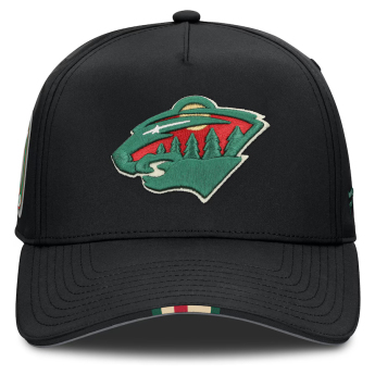 Minnesota Wild czapka baseballówka 2025 Draft Authentic Pro Structured Adjustable