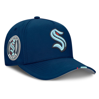 Seattle Kraken czapka baseballówka 2025 Draft Authentic Pro Structured Adjustable