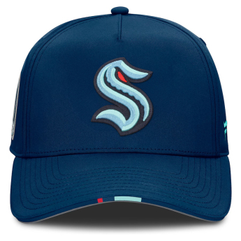 Seattle Kraken czapka baseballówka 2025 Draft Authentic Pro Structured Adjustable