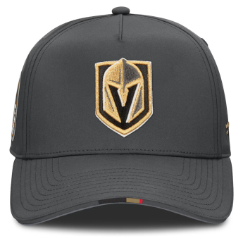 Vegas Golden Knights czapka baseballówka 2025 Draft Authentic Pro Structured Adjustable