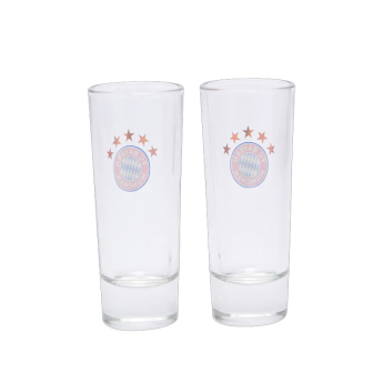 Bayern Monachium zestaw 2 kieliszków 5 stars logo