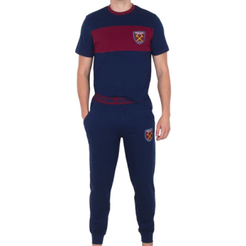 West Ham United piżama męska Long navy