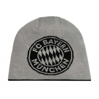 Bayern Monachium czapka zimowa dziecięca Reverse grey