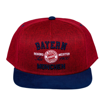Bayern Monachium czapka flat baseballówka 1900 red