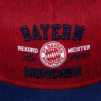 Bayern Monachium czapka flat baseballówka 1900 red