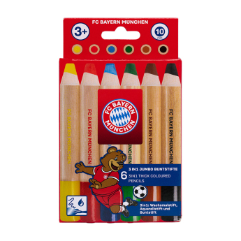 Bayern Monachium kredki 6 jumbo