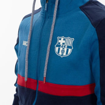 Barcelona dziecięca bluza z kapturem Zip Oceanic