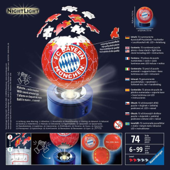 Bayern Monachium memory 3D NightLight 74 pcs