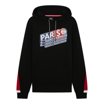 Paris Saint Germain męska bluza z kapturem Repeat black