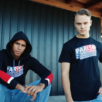 Paris Saint Germain męska bluza z kapturem Repeat black