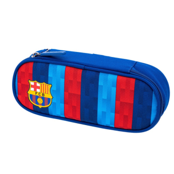 Barcelona piórnik na ołówki oval Stripe