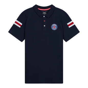 Paris Saint Germain męska koszulka polo Sleeve Stripe blue
