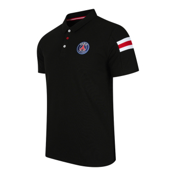 Paris Saint Germain męska koszulka polo Sleeve Stripe black
