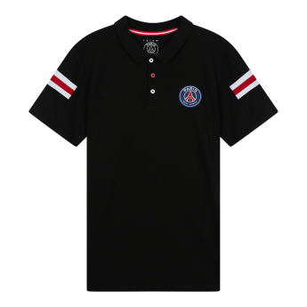 Paris Saint Germain męska koszulka polo Sleeve Stripe black