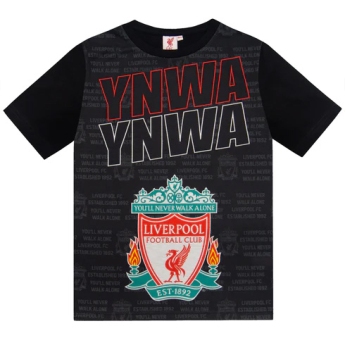Liverpool piżama dziecięca Text black