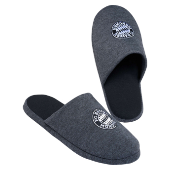 Bayern Monachium kapcie męskie Logo grey