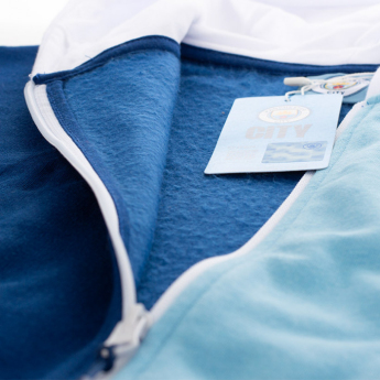 Manchester City męska bluza z kapturem No2 zip half