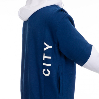 Manchester City męska bluza z kapturem No2 zip half