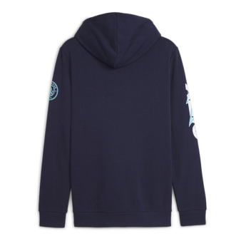 Manchester City męska bluza z kapturem FtblIcons navy