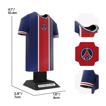 Paris Saint Germain Metalowy model 3D Retro Jersey Kit