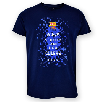 Barcelona koszulka męska Logos navy