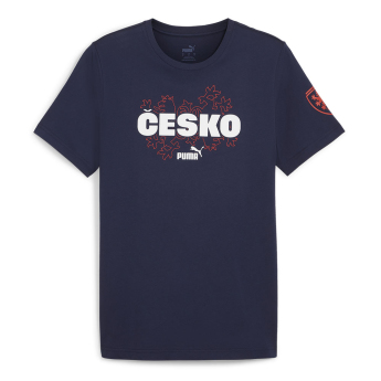 Reprezentacja piłki nożnej koszulka męska Czech Republic Ftblicons Tee navy