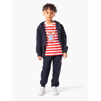 Bayern Monachium dziecięca bluza z kapturem Hooded Zip navy