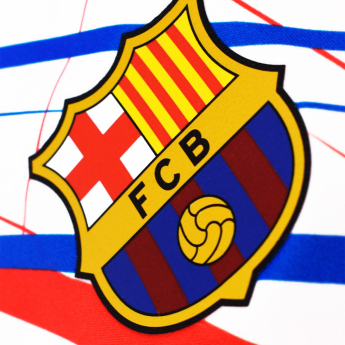 Barcelona dziecięca koszulka meczowa Lined white