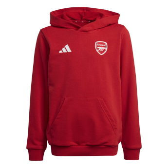 Arsenal dziecięca bluza z kapturem red