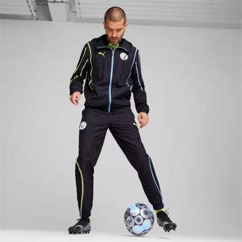 Manchester City męska bluza piłkarska Pre-Match navy