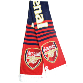 Arsenal szalik zimowy stripe