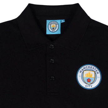 Manchester City męska koszulka polo Crest black