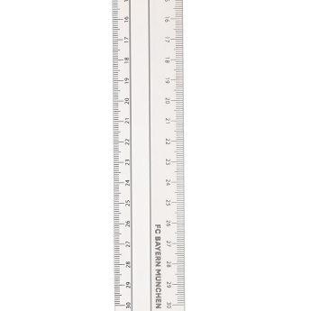 Bayern Monachium linijka 30 cm aluminium