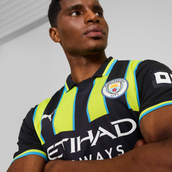 Manchester City piłkarska koszulka meczowa 24/25 outdoor