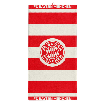 Bayern Monachium ręcznik plażowy Red Stripes