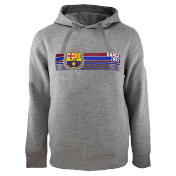 Barcelona męska bluza z kapturem Fast Grey