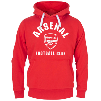 Arsenal męska bluza z kapturem Round red